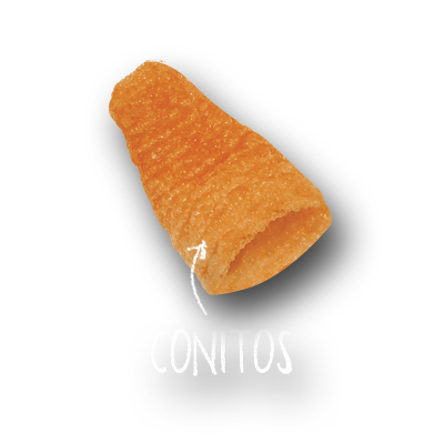 imagen de pellet de conito rojo frito