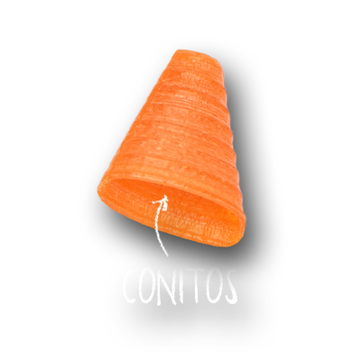 imagen de pellet de conito rojo crudo