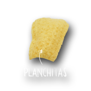 imagen de pellet de conito amarrilo frito