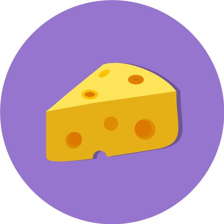 imagen de un queso en representación del sabor queso